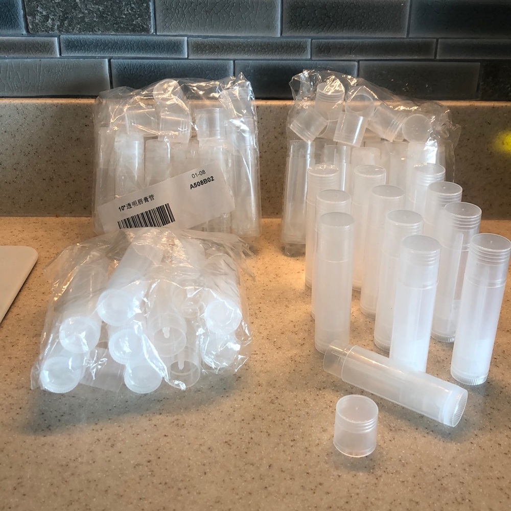 Chap stick containers - 42 count NEW